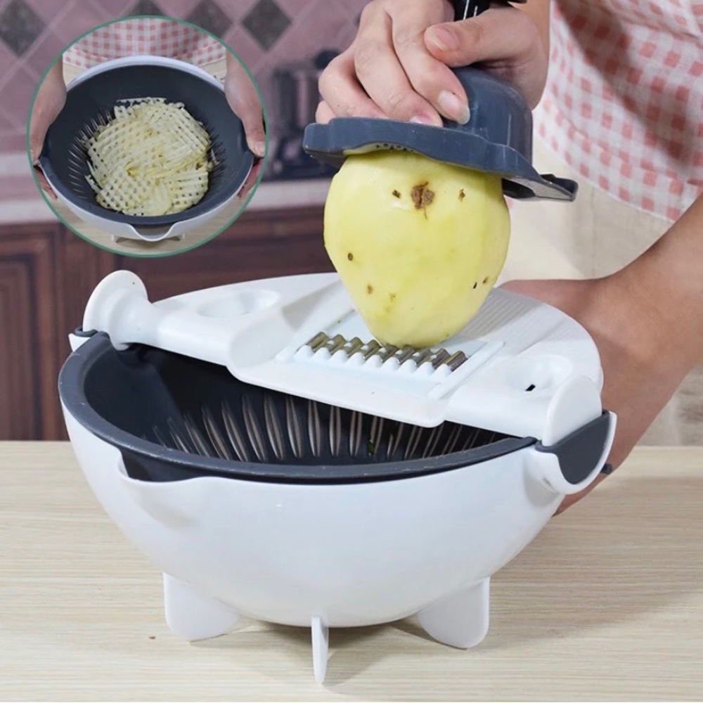 Vegetable chopper food grater new Vegetable chopper and strainer 9in 1 chopper - Picture 2 of 13